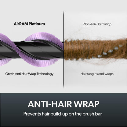 System Platinum Anti Hair Wrap Cordless Vacuum Bundle