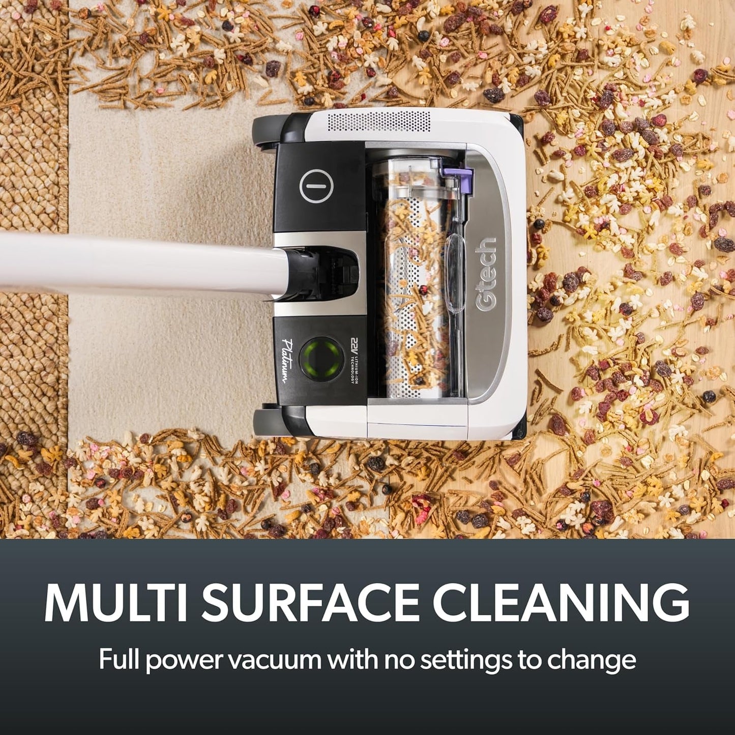 System Platinum Anti Hair Wrap Cordless Vacuum Bundle